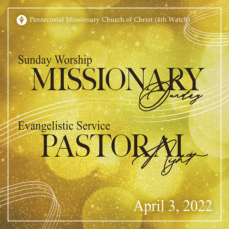 Missionary Sunday and Pastoral Night