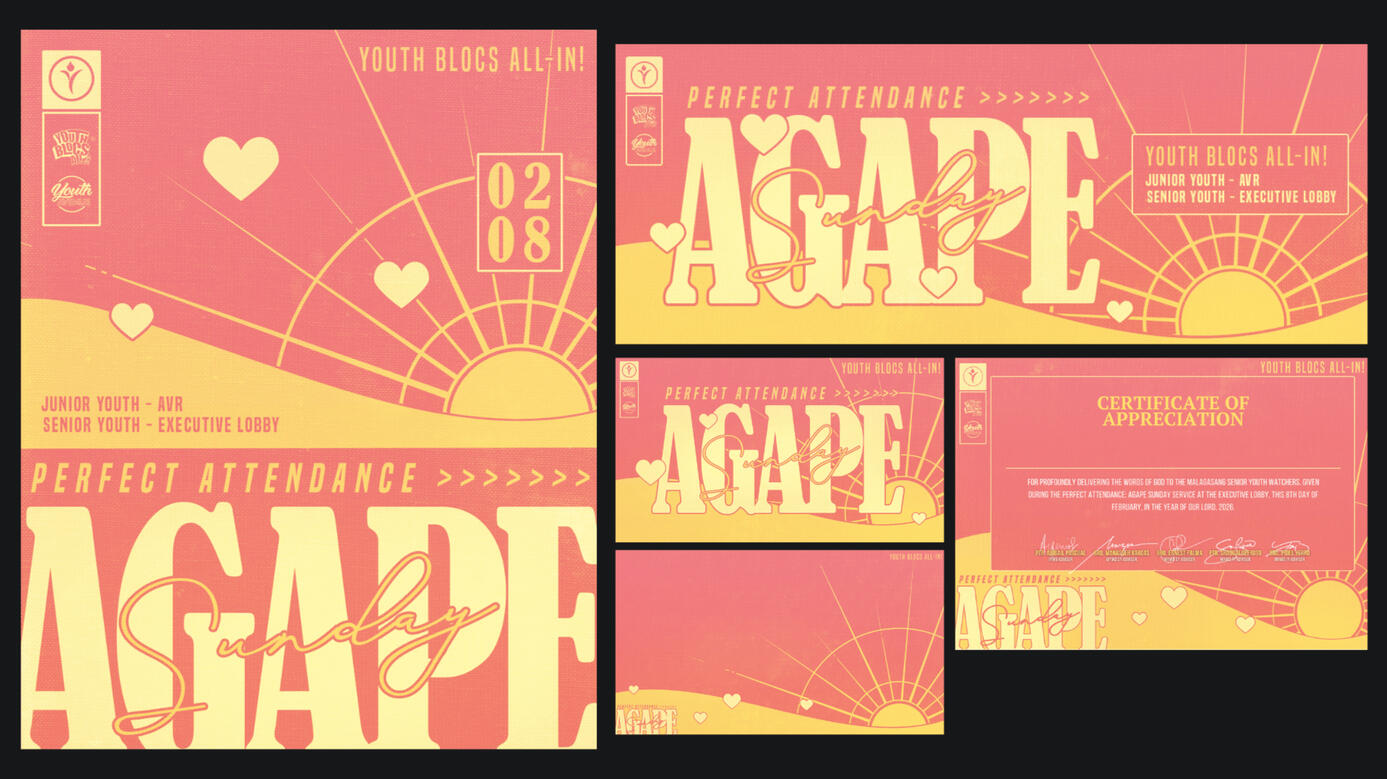 Perfect Attendance: Agape Sunday