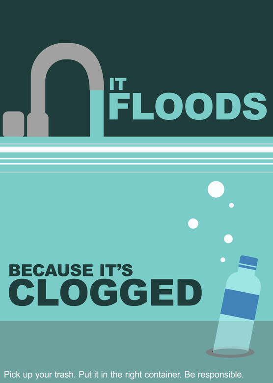 It Floods Because It's Clogged